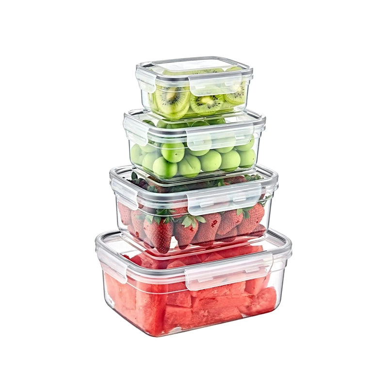 Pressure sealed tupper-ware SET of 4